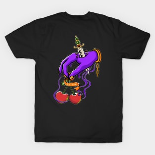 Poison Cherry Hand Flash Tatto T-Shirt